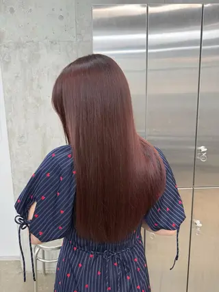 ロング カラー 高橋大樹/グレージュ 透明感/髪質改善のヘアスタイル