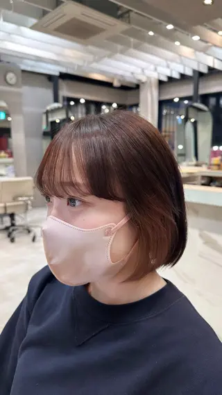 ショート カラー こくぶん ひよりのヘアスタイル
