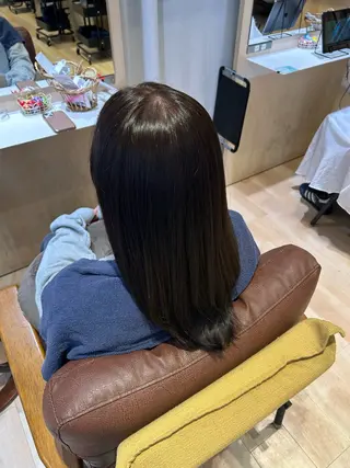 セミロング 透明感カラー 🎀せいかのヘアスタイル