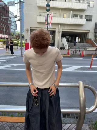 メンズ メンズカット パーマ[佐橋]のヘアスタイル