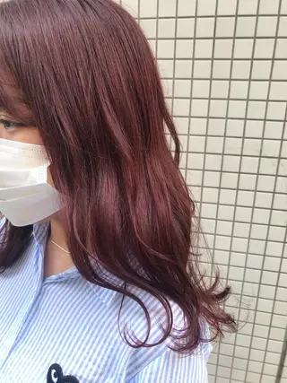 ミディアム カラー 🎨美大卒美容師🎨 まっきーのヘアスタイル