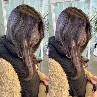 ロング カラー yoriダブルカラー 代表すがわらのヘアスタイル