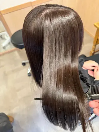 ロング カラー 艶カラー/髪質改善/ 西　大喜(ひろき)のヘアスタイル