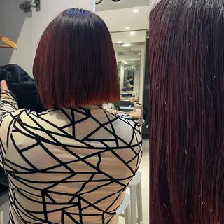 ミディアム カラー ヘアアレンジ stylist ◎RUKI.のヘアスタイル