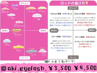 マツエク・マツパ aki_ eyelash_のマツエク・マツパデザイン