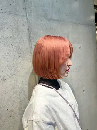 ショート カラー 赤みゼロ/透明感 カラー🌿KANTAのヘアスタイル