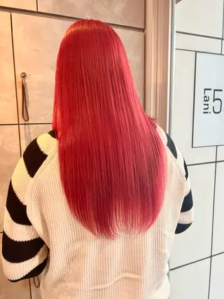 ロング カラー ヘアアレンジ 🌈インナーカラー ‘ショウマ’🌈のヘアスタイル