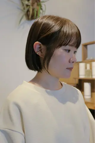 ショート ウシロダ メグミ /ボブ/透明感カラーのヘアスタイル