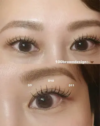 マツエク・マツパ Zina博多 An/ マツエク・パーマのマツエク・マツパデザイン