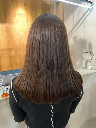 セミロング カラー IVORY.所属・🟩白髪ぼかし/ボブ /ショートヘア/大司のヘアスタイル