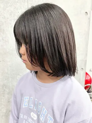 ミディアム ボブ/ゆるふわ ボブパーマ/とういのヘアスタイル