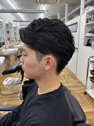 ミディアム メンズ 松澤 侑哉のヘアスタイル