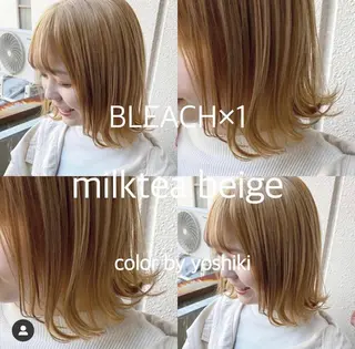 ショート カラー 🧡色落ちまで2度綺 麗なカラー🧡ヨシキのヘアスタイル