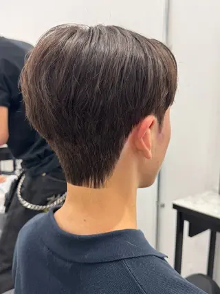 パーマ メンズ 岩佐 柚太のヘアスタイル