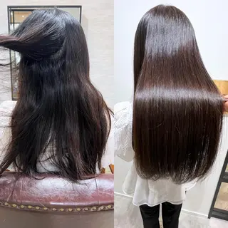 ロング 縮毛矯正×髪質改善 店長　DAITOのヘアスタイル