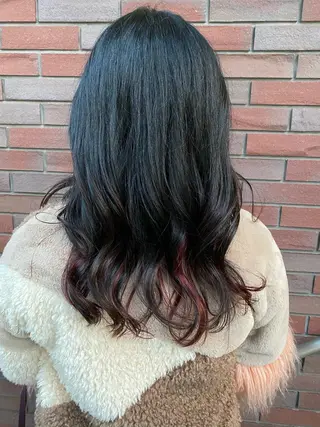 ミディアム カラー 🦋店長🦋 ほんさわ みずきのヘアスタイル