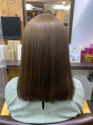 ミディアム 🎀艶ブリーチカラー 🎀Fan.🎀秋山のヘアスタイル