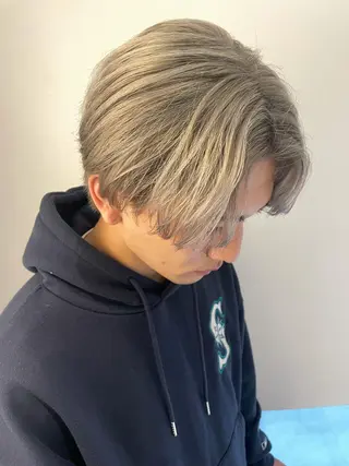 ショート カラー パーマ メンズ 🔥メンズカラー🔥 セヤシュウヘイのヘアスタイル