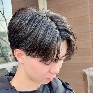 ミディアム パーマ メンズ 🇰🇷メンズ特化 / SHINのヘアスタイル