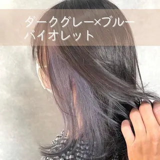 ミディアム カラー 一ノ瀬 暁のヘアスタイル