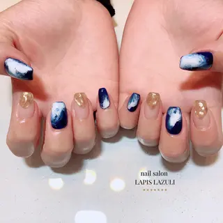 ネイル nail salon ラピスラズリのネイルデザイン