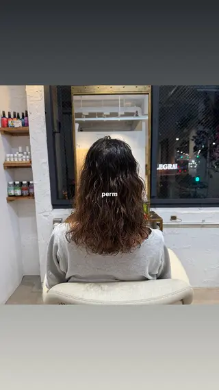 ロング パーマ 11月カットモデル 募集❗️junnaのヘアスタイル