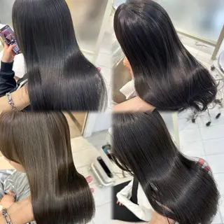ロング カラー 美才治 明華のヘアスタイル
