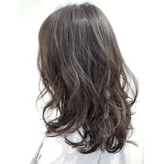 セミロング カラー 【ショートカット 美髪矯正】今井隆太のヘアスタイル