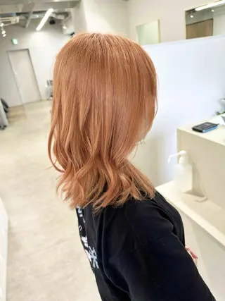 セミロング カラー ✨【公式】 juhl.横浜✨のヘアスタイル