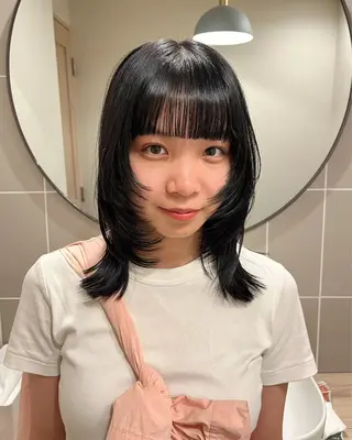 ミディアム 宮城 星のヘアスタイル