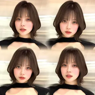 カラー ヘアアレンジ 韓国ボブ/髪質改善 /新宿/Rumiのヘアスタイル