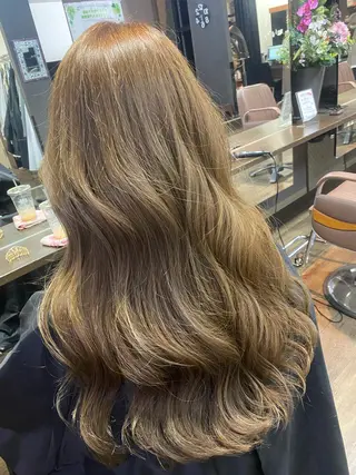 ロング カラー pep natsumiのヘアスタイル