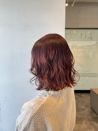 カラー ハイトーンカラー🩵 指名多数💗横山聖奈のヘアスタイル