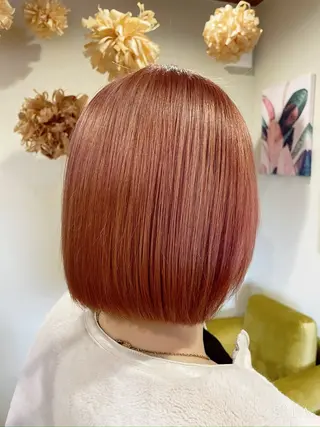 ショート カラー 栞南🌼/艶カラー/ 髪質改善/ナチュラルのヘアスタイル