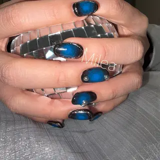 ネイル Milea🩵 Sayaka🪩のネイルデザイン