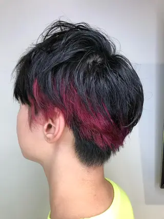 カラー メンズ メンズヘア特化 崎田 成人のヘアスタイル