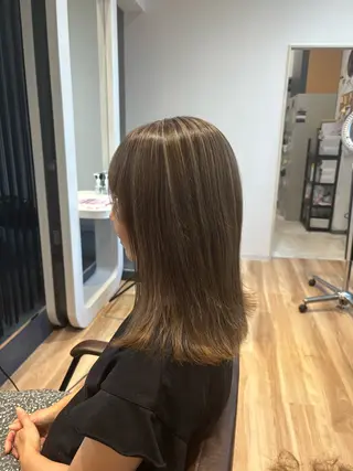 セミロング カラー 杉原魁/髪質改善/ 似合わせパーマのヘアスタイル