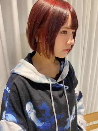 ショート カラー 当日予約大歓迎💗 依田瑞希のヘアスタイル