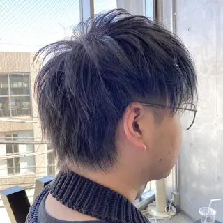 ショート カラー ヘアアレンジ メンズ 【ダメージレス施術】 【透明感】北村 拓也のヘアスタイル