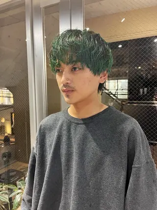 ショート ハイトーンNo.1✨ パーマ✨イマイタツヤのヘアスタイル