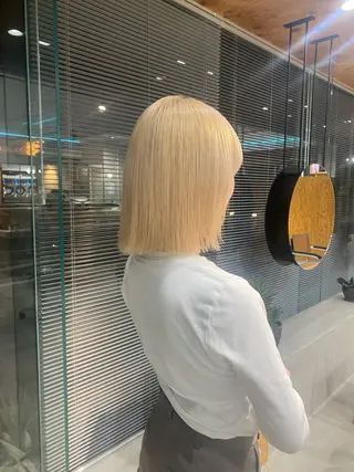 カラー cyan hinaのヘアスタイル