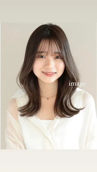 ミディアム mako︴ Euphoriaのヘアスタイル