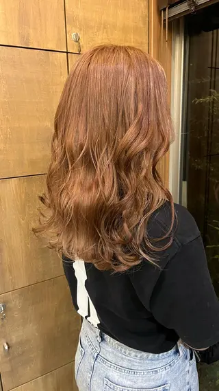 セミロング 栗林 姫花のヘアスタイル