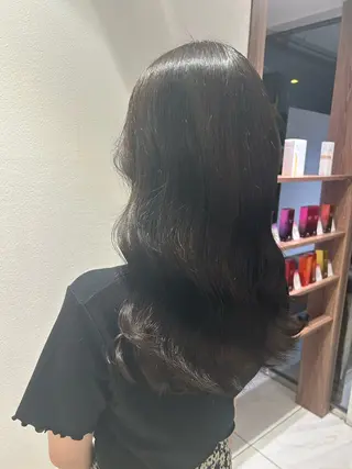 ロング カラー 長田 有加のヘアスタイル