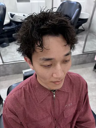 パーマ メンズ メンズ専門 パーマ特化美容師🌀のヘアスタイル