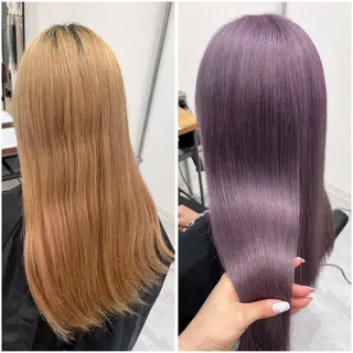 セミロング カラー MAKO ❤️🔥NEXTのヘアスタイル