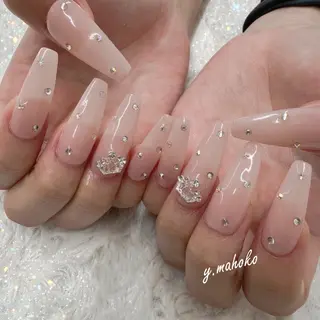 ネイル パラジェル有/ 長さだし/mahoのネイルデザイン