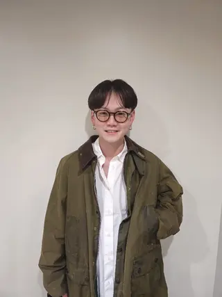 メンズ ショート OMA　 カタギシのヘアスタイル