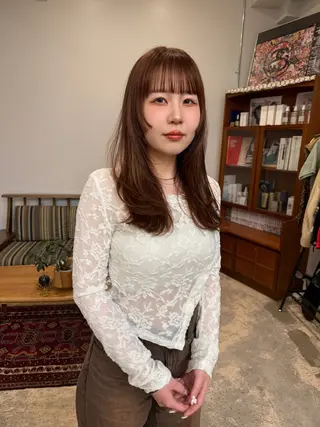 ロング カラー naho✂︎bob/ layerのヘアスタイル