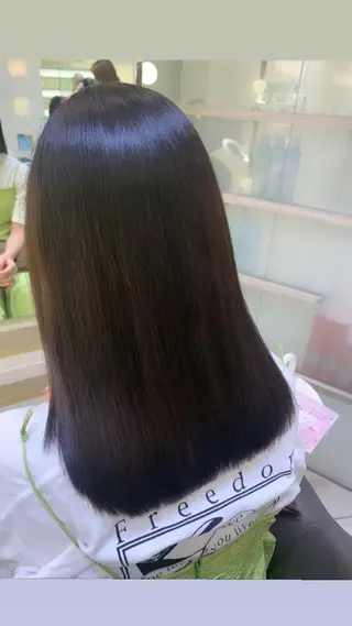 ミディアム 韓国レイヤー🪽 耳ツボジュエリーのヘアスタイル